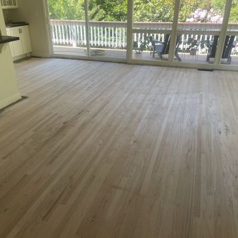 Custom Hardwood Floors - In the middle of project - Flooring Near Me