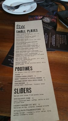 Menu photo 8 FTW Chicago Chicago, IL