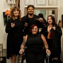 Hair by Dannielle and Co. - The Hair by Dannielle & Co. team in the salon.