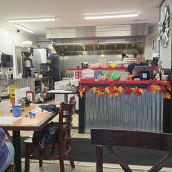 Beadle Lake Diner - Kitchen and front counter.