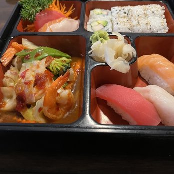Thai Haru - Three Taste Shrimp Bento Box - Sushi Bars Near Me - West Palm Beach, Florida Thai Haru - Three Taste Shrimp Bento Box - Sushi Bars Near Me - West Palm Beach, Florida