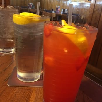 Outback Steakhouse - Fresh Strawberry Lemonade & Water with Lemon - Steakhouses Near Me - Conyers, Georgia