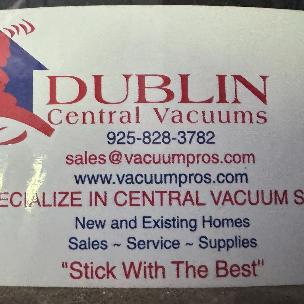 Dublin Central Vacuum - Original vacuum and service sticker - Appliances Near Me Dublin Central Vacuum - Original vacuum and service sticker - Appliances Near Me