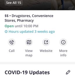 I'm surprised there are two stars. - A dog stands outside a CVS Pharmacy storefront, which is visible in the background along with parked cars. The store sign is partially visible.