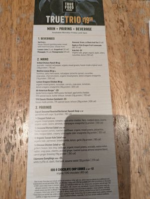 Menu photo 6 True Food Kitchen Palo Alto, CA Menu photo 6 True Food Kitchen Palo Alto, CA