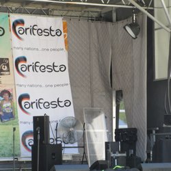 Caribbean Festival - Stage - starts with DJ's and ends up with live music