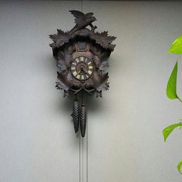 From a bunch of pieces in a box to a complete and functioning cuckoo clock - it keeps excellent time!
