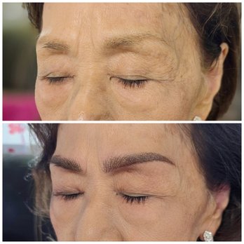 Trangs Touch Artistry - Hybrid brow tattoo on mature skin by @instatrang - Eyelash Service Near Me - Honolulu, Hawaii Trangs Touch Artistry - Hybrid brow tattoo on mature skin by @instatrang - Eyelash Service Near Me - Honolulu, Hawaii