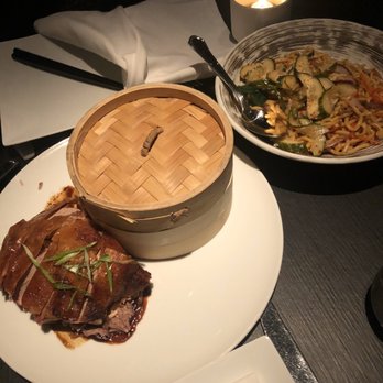 Buddakan - Minced Pork Lo Mein Whole Peking Duck For Two - Chinese Near Me - New York, New York Buddakan - Minced Pork Lo Mein Whole Peking Duck For Two - Chinese Near Me - New York, New York