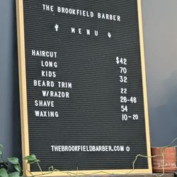 The Brookfield Barber - Prices