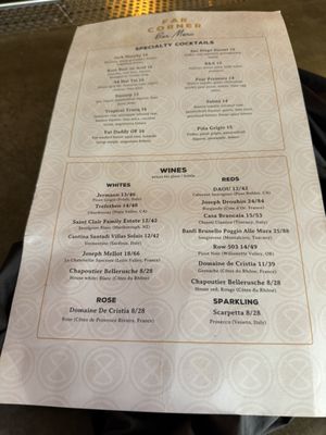 Menu photo 4 Far Corner San Diego, CA