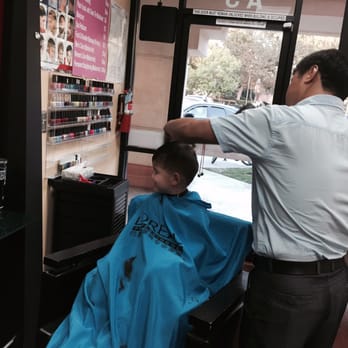 A&T Salon - He even let him use the blow dryer! - Hair Stylists Near Me - Simi Valley, California