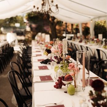 Superette - Outdoor garden space set up for seated reception - Wine Bars Near Me - Gainesville, Florida