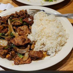Taipei Restaurant - Spicy Basil Beef. Has to be the best dish of this genre I have ever tasted.