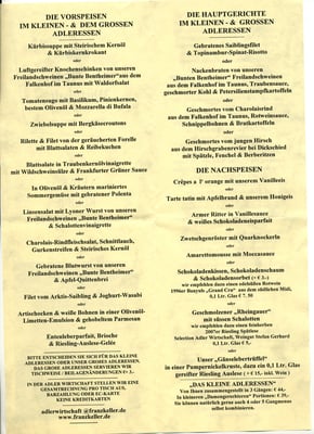 Menu photo 6 Adler Wirtschaft Eltville, HE