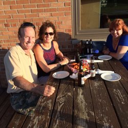 Tonawanda Sportsmen's Club - Eating on the patio!!