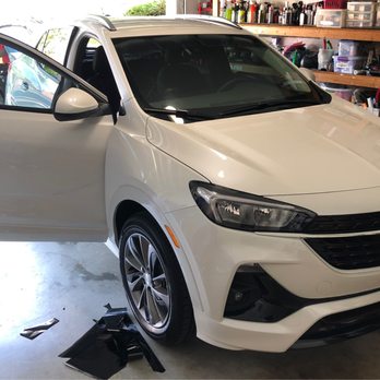 Cool World Window Tinting Solutions - Tinting our little Buick GX sport at home - Home Window Tinting Near Me