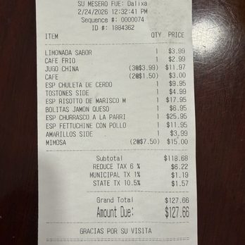 Bebo's Café - Receipt - Caribbean Near Me - San Juan, Puerto Rico Bebo's Café - Receipt - Caribbean Near Me - San Juan, Puerto Rico