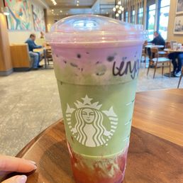 Iced Double Berry Matcha