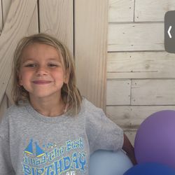 Aim High Academy - They gave her this cute birthday shirt!