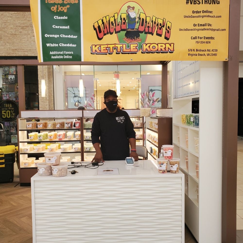 Uncle Dave’s Kettle Korn Virginia Beach Logo