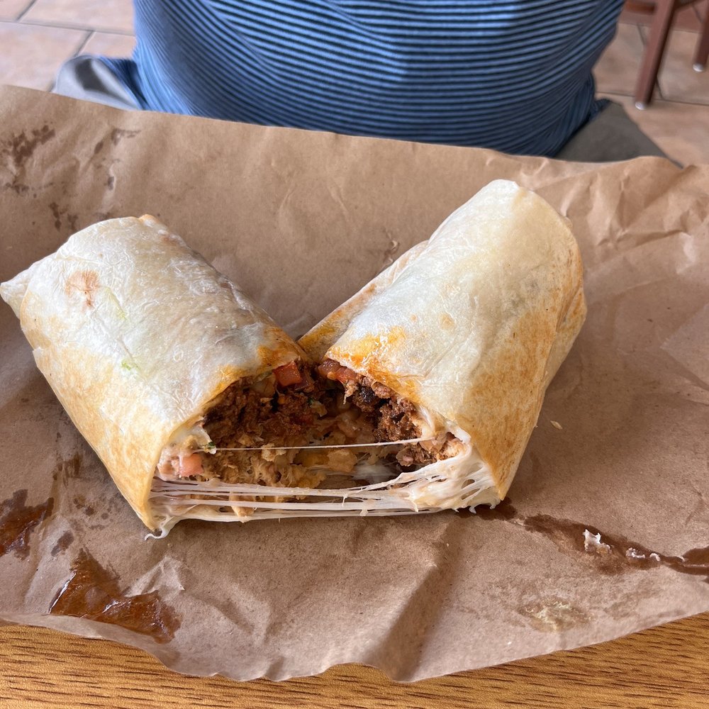 TACOS ON THE ROAD - Pollo Con Chorizo Burrito - Organic Stores Near Me - Estero, Florida TACOS ON THE ROAD - Pollo Con Chorizo Burrito - Organic Stores Near Me - Estero, Florida