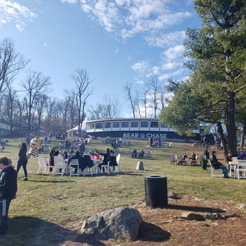 Bear Chase - Looking from the fire pits up to the main building. - Breweries Near Me - Bluemont, Virginia Bear Chase - Looking from the fire pits up to the main building. - Breweries Near Me - Bluemont, Virginia