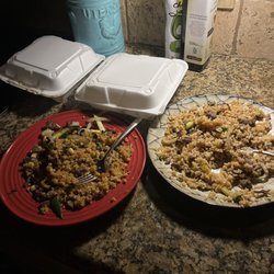 Chop Chop Rice - Couldn't finish our food bc the "Steak" that we think was actually roast, was SO SALTY!