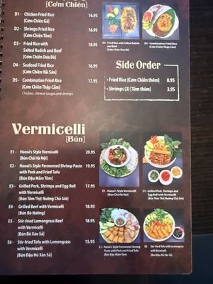 Menu photo 3 Hanoi Kitchen Claremont, CA