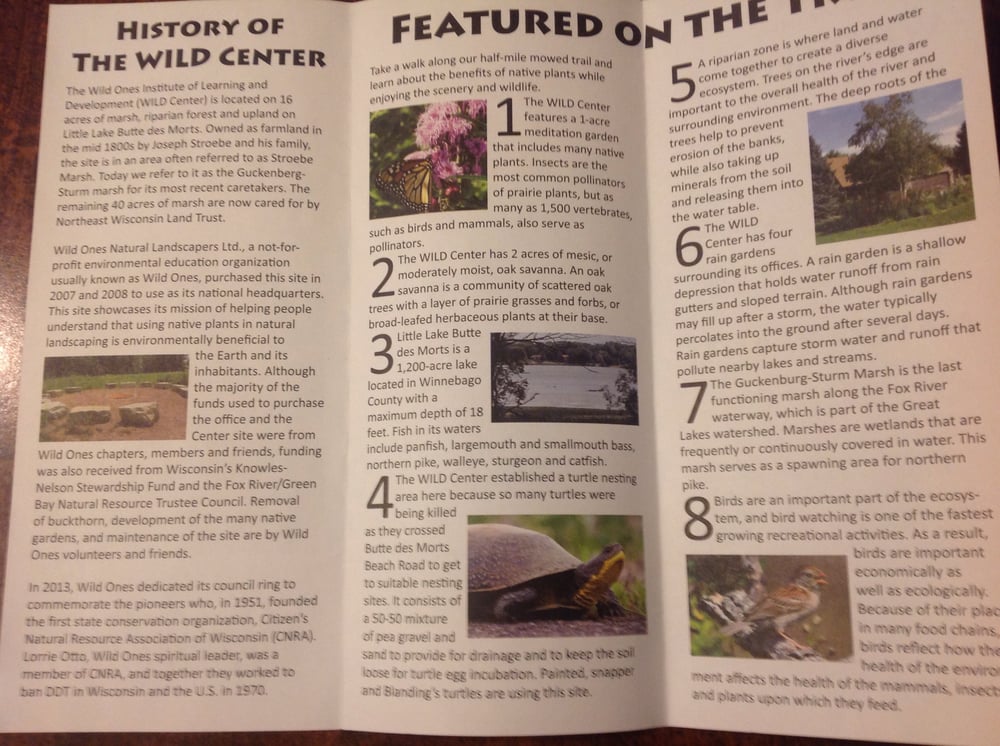 Wild Ones Natural Landscapers - social services organization in Neenah, WI