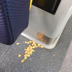 99 B-Line - Don't be a disgusting slob and throw food on the floor.