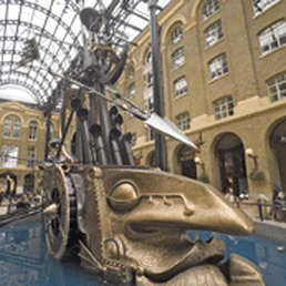Hays Galleria, with sculpture, from haysgalleria.co.uk Hays Galleria, with sculpture, from haysgalleria.co.uk