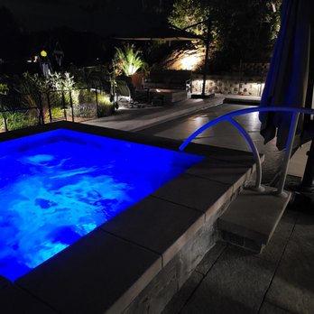 California Pools - Thousand Oaks - Beautiful at night - General Contractors Near Me California Pools - Thousand Oaks - Beautiful at night - General Contractors Near Me