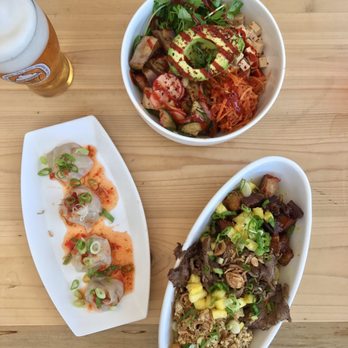 Urbanbelly - Pork & cilantro dumplings, wheat berry bibimbap and phat noodle - Asian Fusion Near Me - Chicago, Illinois Urbanbelly - Pork & cilantro dumplings, wheat berry bibimbap and phat noodle - Asian Fusion Near Me - Chicago, Illinois
