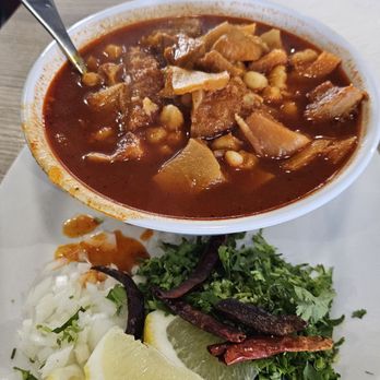 Garcias Country Kitchen - Menudo rojo. - Coffee & Tea Near Me - San Jose, California