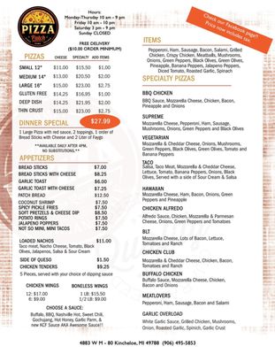 Menu photo 2 Pizza Patch Kincheloe, MI Menu photo 2 Pizza Patch Kincheloe, MI