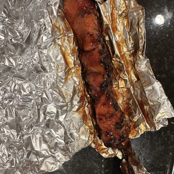 Fil Cuisine - Very good taste, very poor packaging. BBQ chicken Per Stick Chicken Barbecue - Filipino Near Me - Lynnwood, Washington