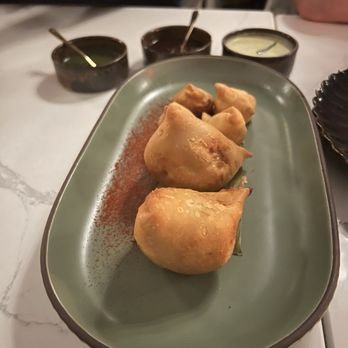 Saffron Modern Indian Dining - Samosa - Indian Near Me - Red Bank, New Jersey Saffron Modern Indian Dining - Samosa - Indian Near Me - Red Bank, New Jersey