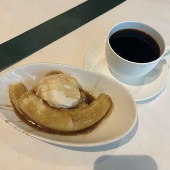 Brennan's - banana foster & coffee - Cajun/Creole Near Me - New Orleans, Louisiana
