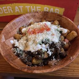 Tachos with steak Tachos with steak