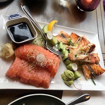 Restaurant Foodie - Grilled and raw salmon - Restaurants Near Me - Oslo, 03 Restaurant Foodie - Grilled and raw salmon - Restaurants Near Me - Oslo, 03
