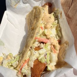 Tasty fish tacos! Tasty fish tacos!