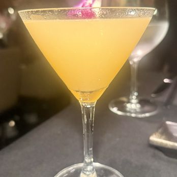 Feng Chophouse - Pink Pineapple margarita shaken and poured into martini glass - Sushi Bars Near Me - Hartford, Connecticut