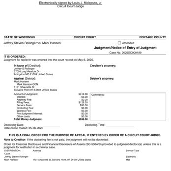 Mark Hansen's Classic Camera Repair - Judgment was ordered. - Electronics Repair Near Me - Stevens Point, Wisconsin Mark Hansen's Classic Camera Repair - Judgment was ordered. - Electronics Repair Near Me - Stevens Point, Wisconsin