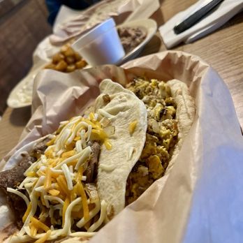 Nano's Taco Run - Breakfast tacos and a plate of - Tacos Near Me - Corpus Christi, Texas Nano's Taco Run - Breakfast tacos and a plate of - Tacos Near Me - Corpus Christi, Texas