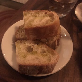 Buvette - Complimentary bread drizzled with olive oil - French Near Me - New York, New York Buvette - Complimentary bread drizzled with olive oil - French Near Me - New York, New York