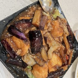 First time to try their eggplant with tofu . And it did  not disappoint me  .