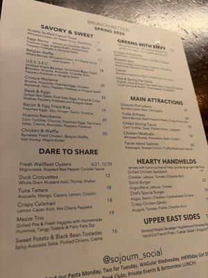 Menu photo 3 Sojourn Social New York, NY
