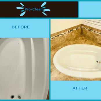 Pro Clean - Before and after of move-in/move-out cleaning-bathtub - Home Cleaning Near Me Pro Clean - Before and after of move-in/move-out cleaning-bathtub - Home Cleaning Near Me