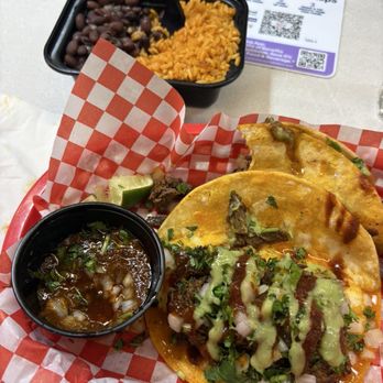 La Chula - birria tacos and side of rice & beans - Mexican Near Me - East Elmhurst, New York La Chula - birria tacos and side of rice & beans - Mexican Near Me - East Elmhurst, New York